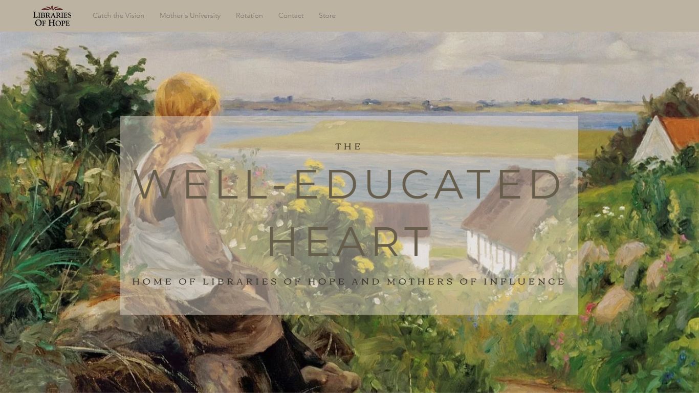 Well-Educated Heart | Libraries of Hope